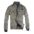Men's Casual Jacket with 98% Cotton and 2% Elastic